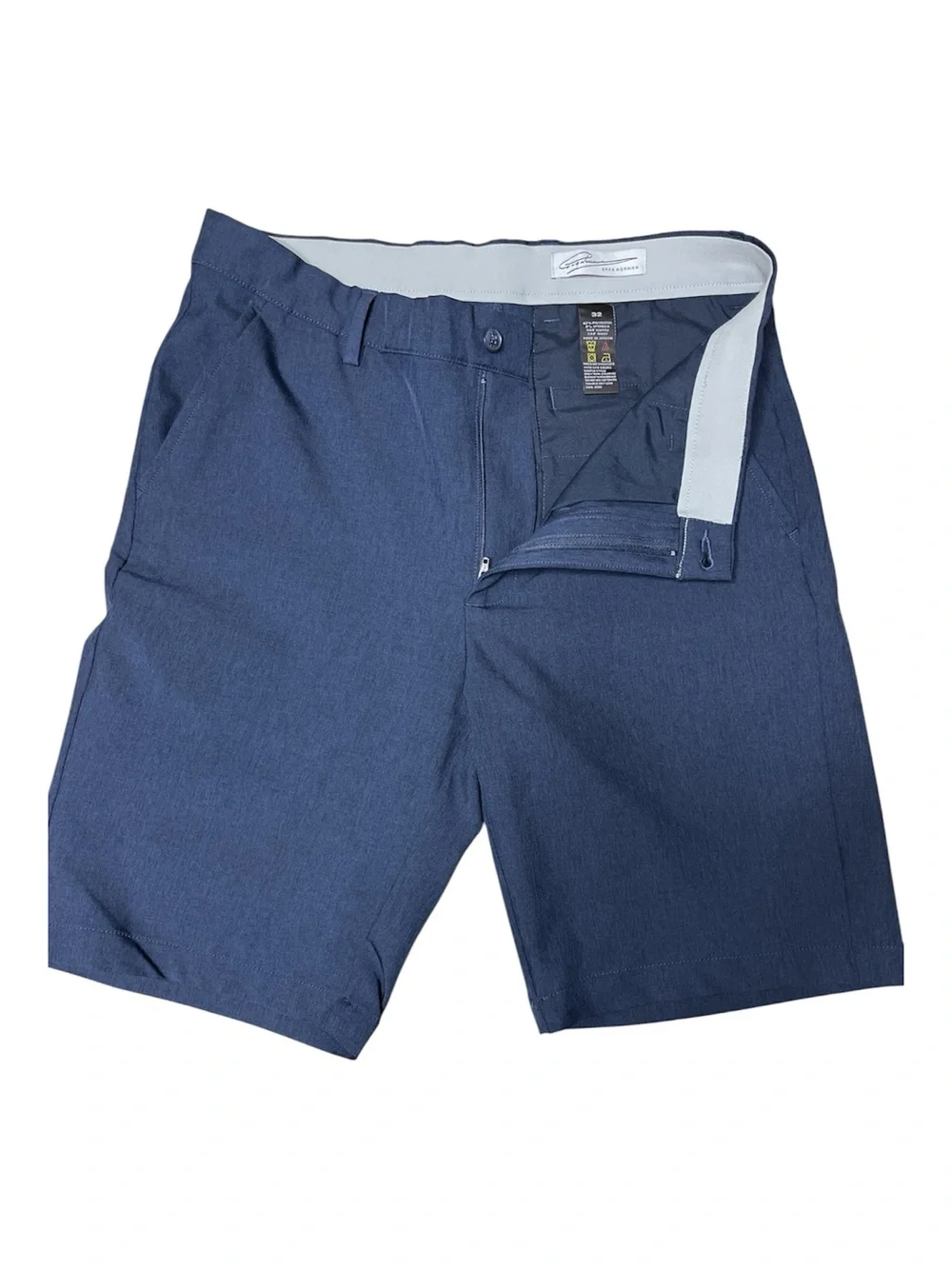 Greg Norman Men’s Golf Shorts - Navy Blue - Size 32 - Stretch Fabric